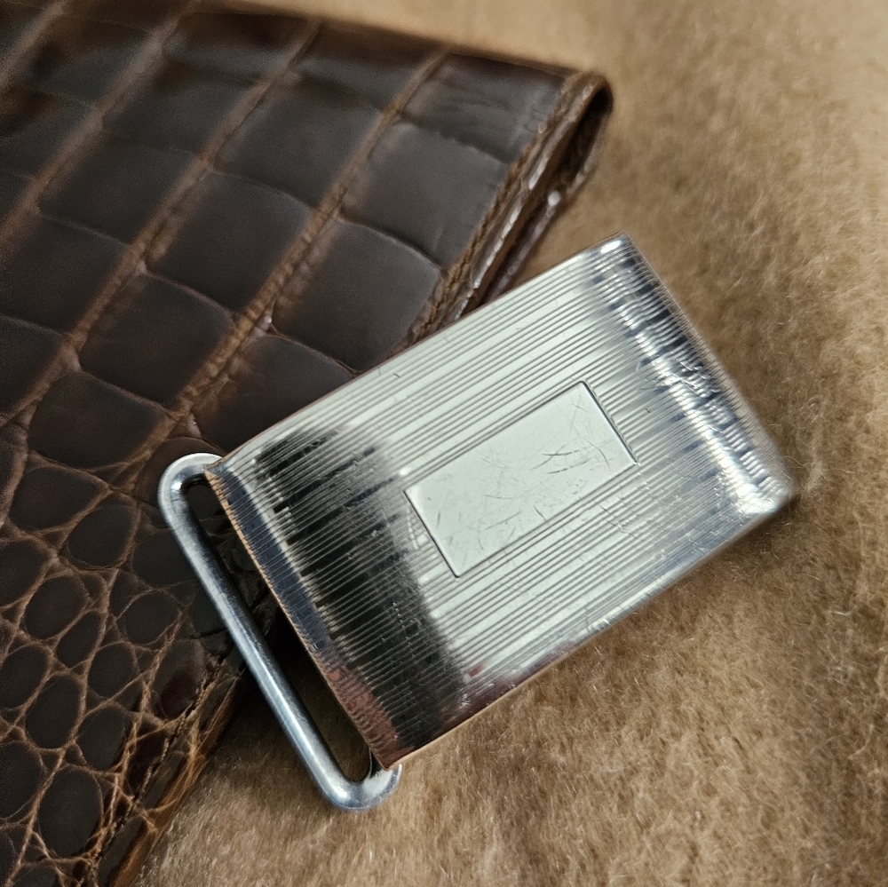 Ralph Lauren Engine Turned Belt Buckle